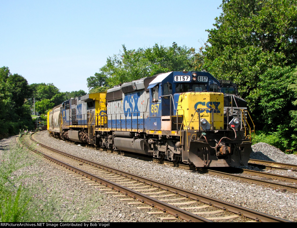 CSX 8157 and 380
